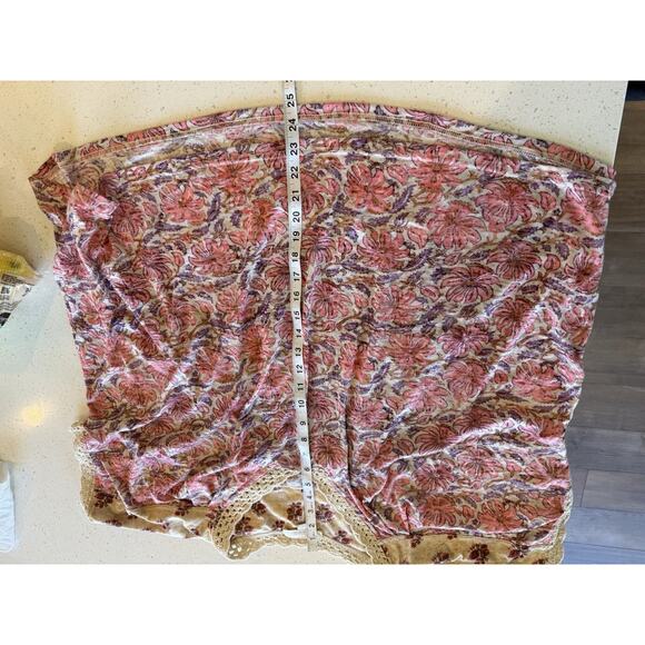 Suzanne‎ Betro Weekend Women’s Large Cream Pink Floral V-Neck - Picture 10 of 10